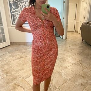 Zara Floral Midi Dress